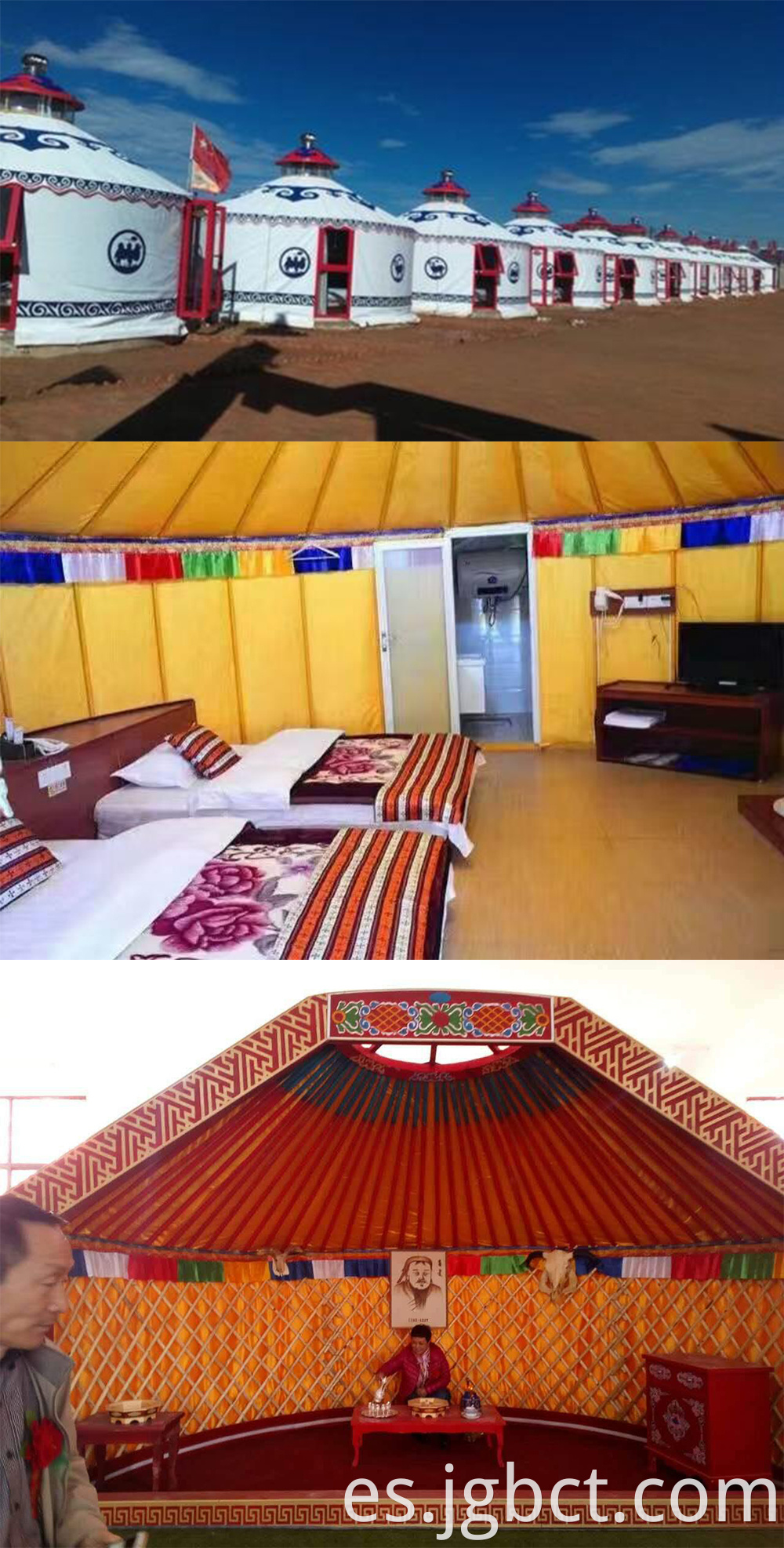 Mongolian yurts from diameter 3m---20m